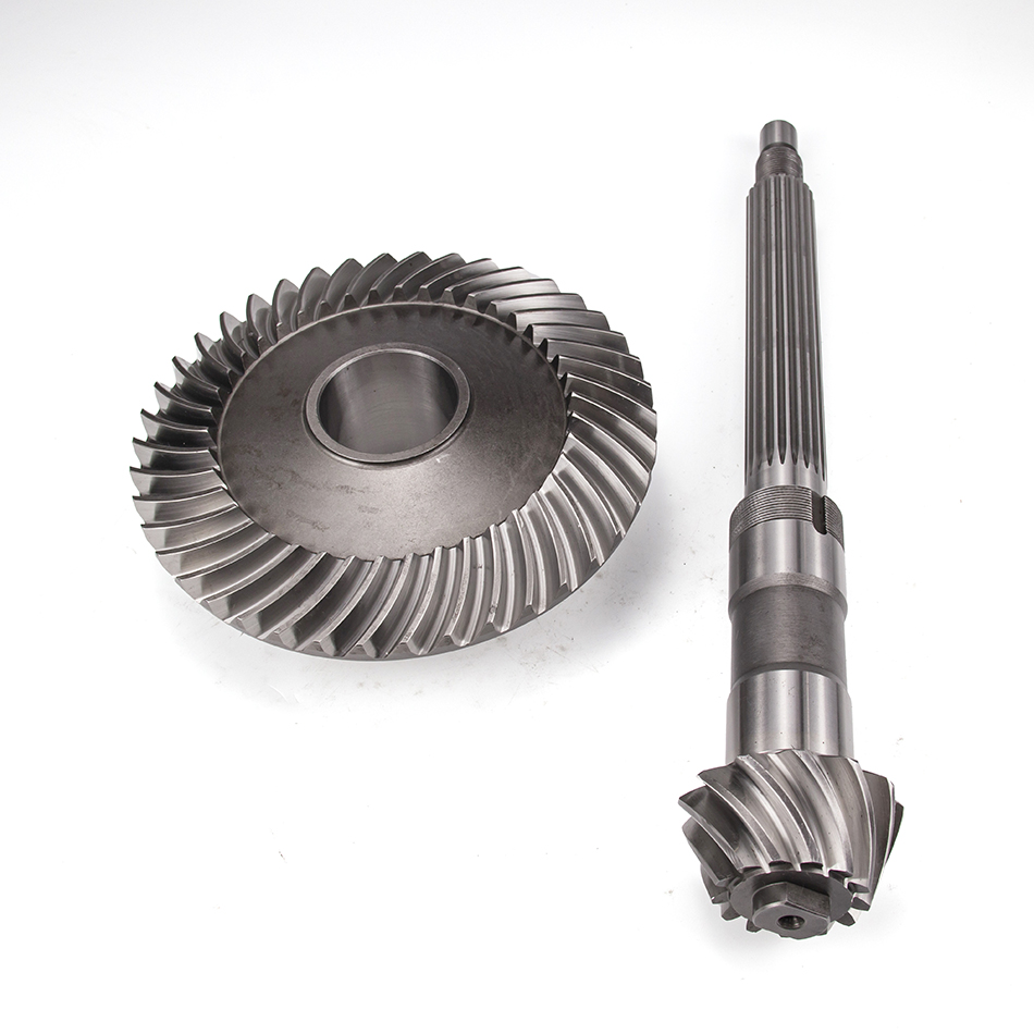 What is the purpose of quenching the bevel gear of the gearbox