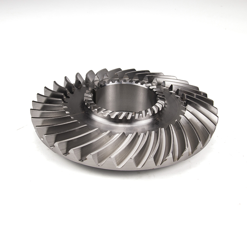 The spiral bevel gear steering needs to be judged in this way