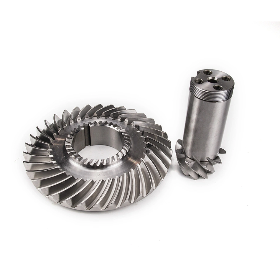 Precision Engineered Helical Bevel Gear