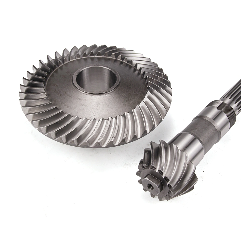 Reliable helical miter gears for heavy-load drones