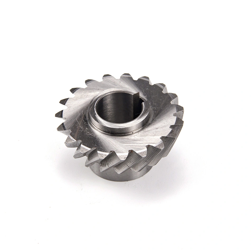 Helical bevel gear reducer